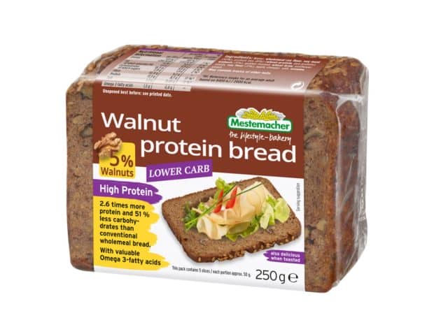 Mestemacher walnut protien bread