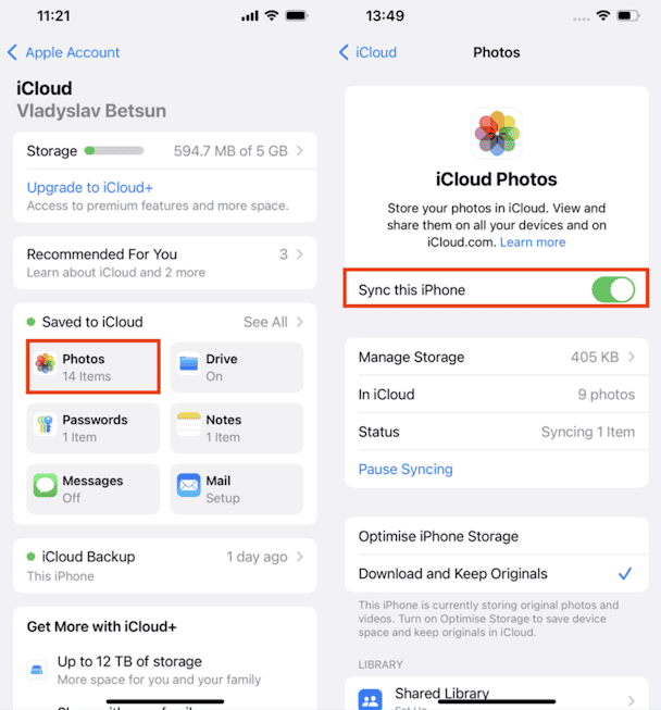 Learn how to view iCloud Photos on iPhone