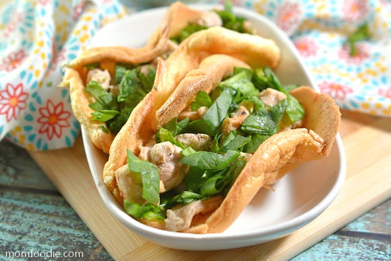 Keto Cloud Bread Lemon Chicken Wraps