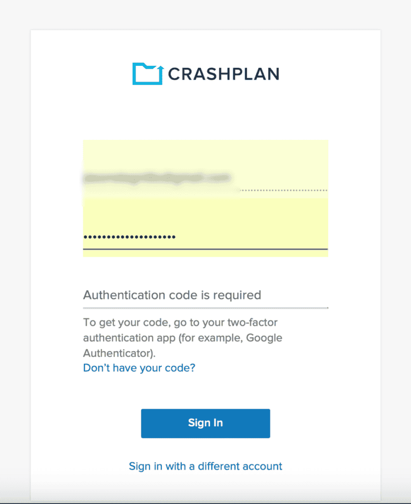 crashplan security