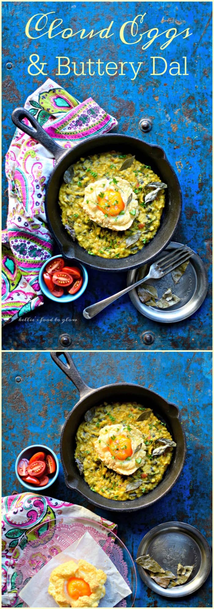 Breakfast doesn't get more fun than cloud eggs. Whip your egg whites until fluffy, bake a little, reintroduce the yolk, bake a little more and, et voilà - cloud eggs. This Instagram favourite is one of the easiest and healthiest food trends of 2017. Just two ingredients and whatever you wish to fold in or tuck underneath (dal!). A perfect little ray of sunshine for breakfast, brunch, lunch or dinner. Get cracking!