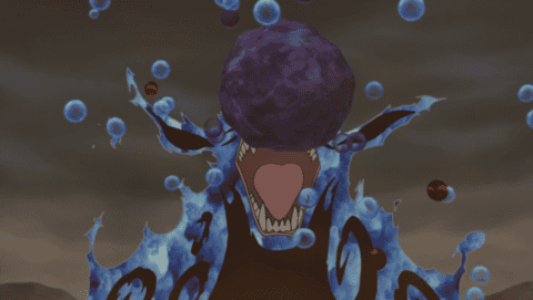 Using a Tailed Beast Ball against Naruto.