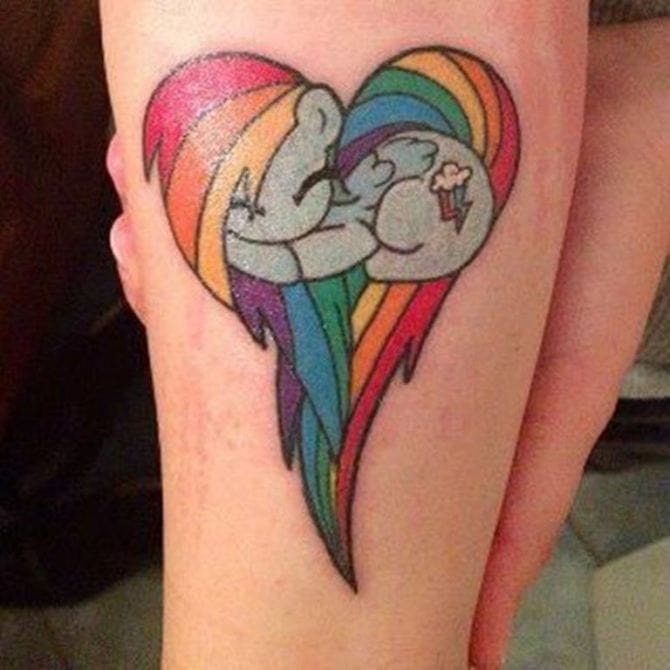 Rainbow Bright Tattoo