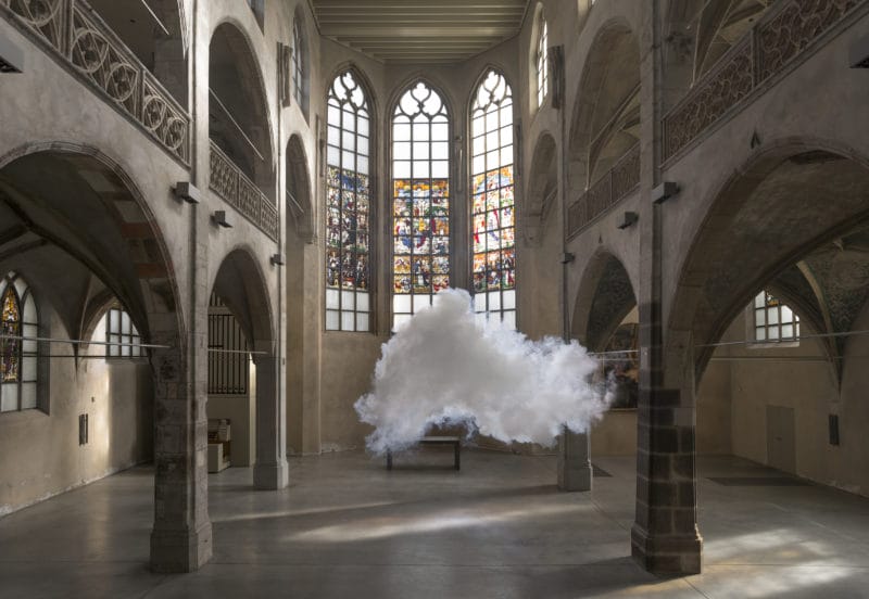 Berndnaut Smilde - Nimbus Sankt Peter, 2014, Digital C-type Print, 75 x 109 : 125 x 181 cm, Sankt Peter Kunst-Station, Cologne, photo Cassander Eeftinck Schattenkerk