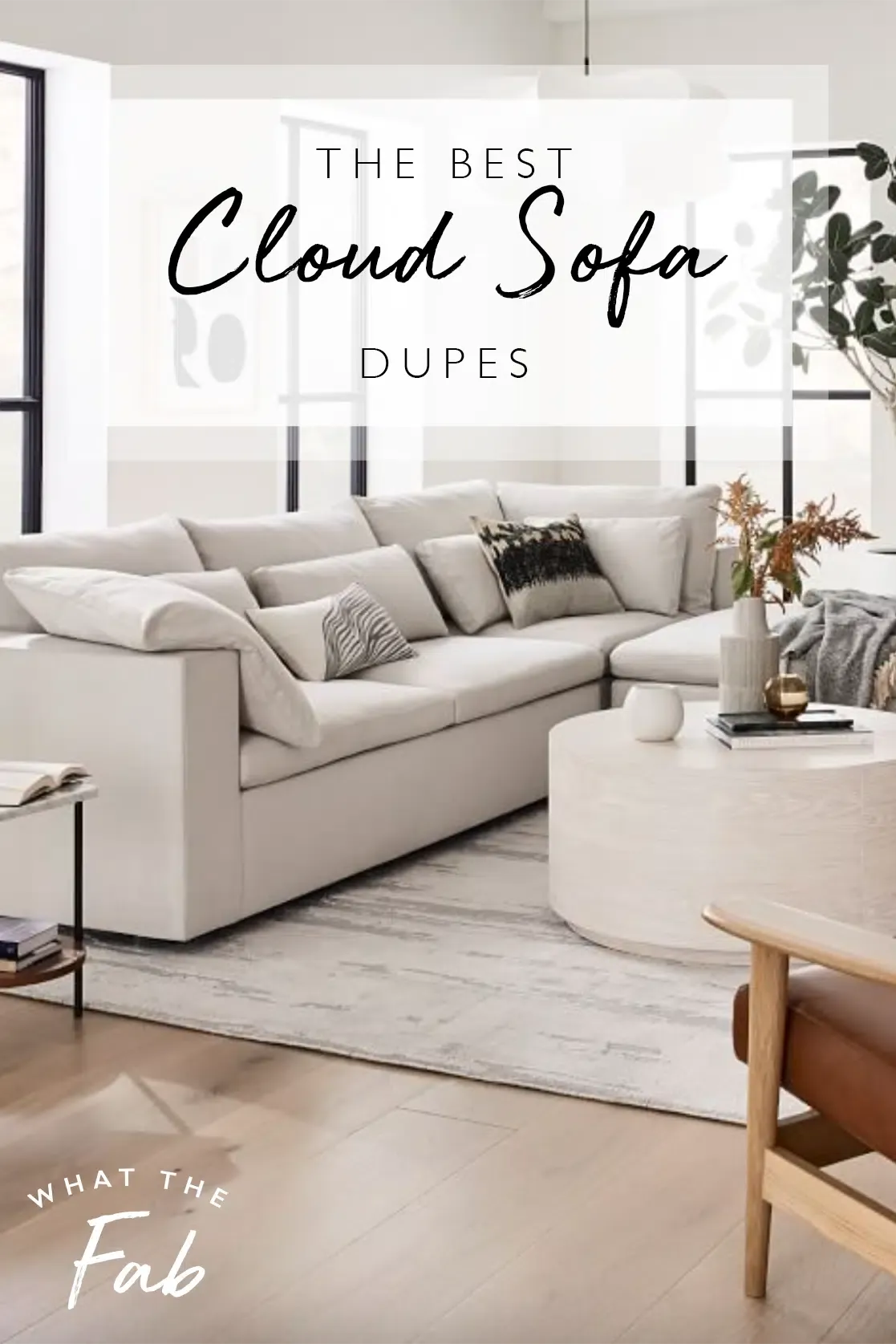 10 of the BEST Cloud Sofa Dupes at Less Than Half the Price For 2023