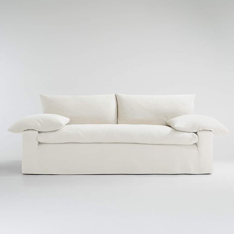 Ever Slipcovered Sofa From Crate & Barrel