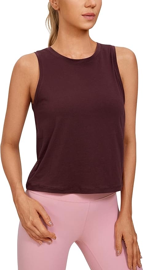 Lululemon Cropped High Neck Flowy Tank Dupe