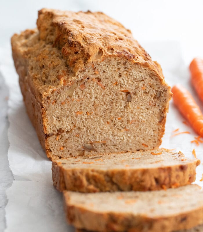 3 Ingredient Carrot Bread