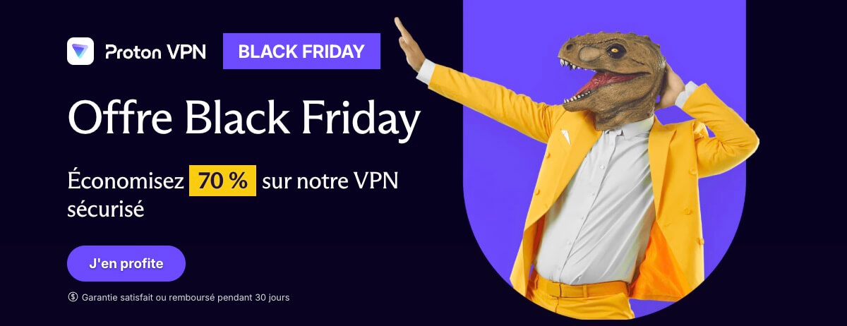 Deal Black Friday Proton Vpn