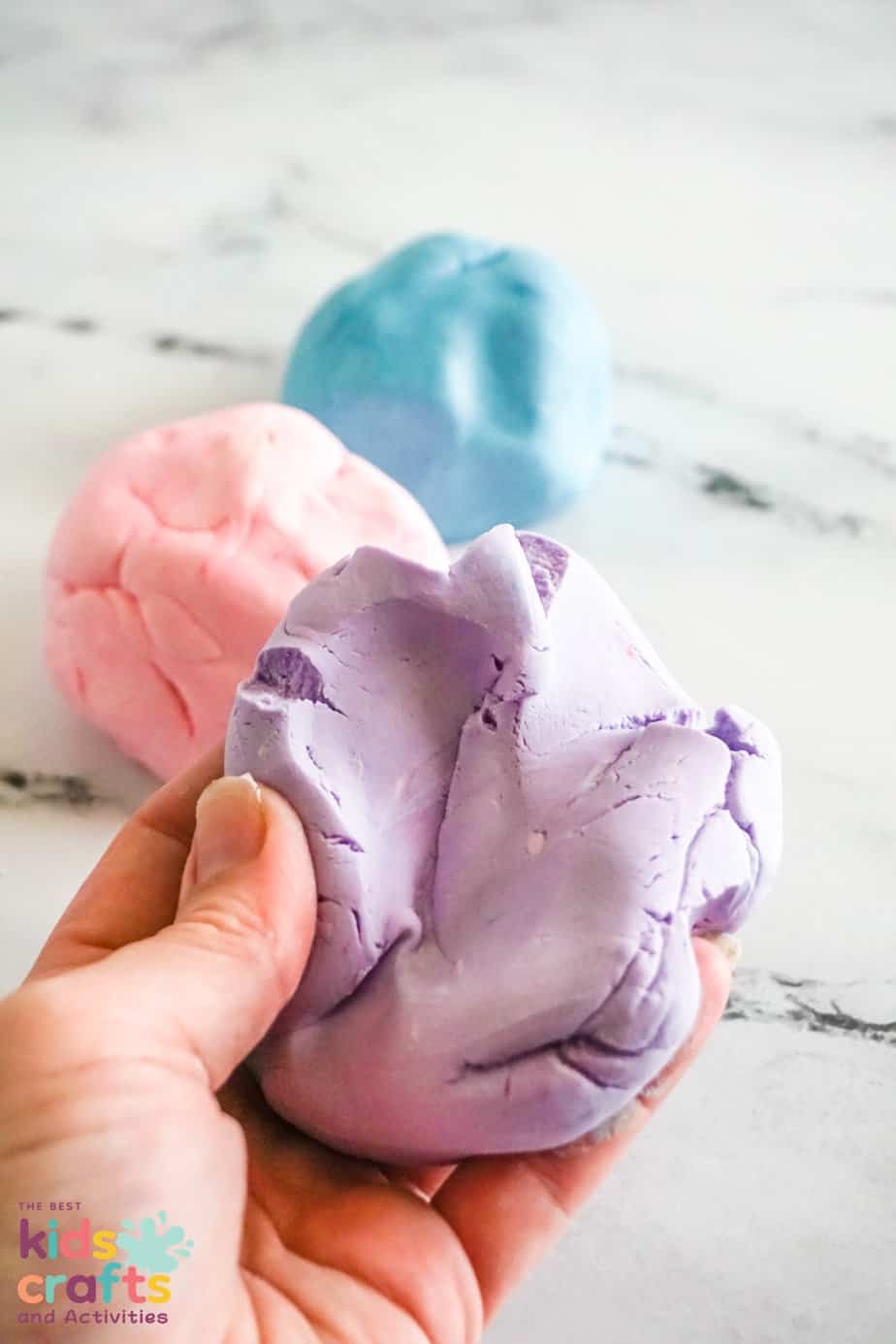 Homemade Fluffy Cloud Dough Recipe made with Conditioner