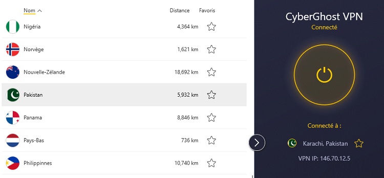 VPN pour le Pakistan