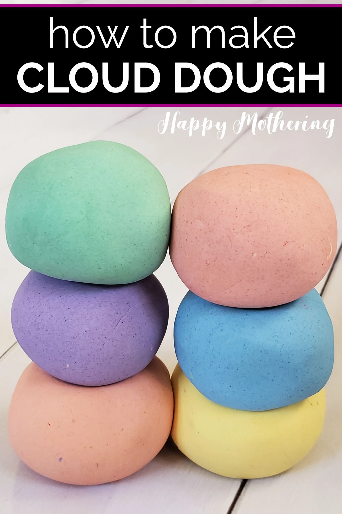 How to Make Cloud Dough (No Cook, No Flour)