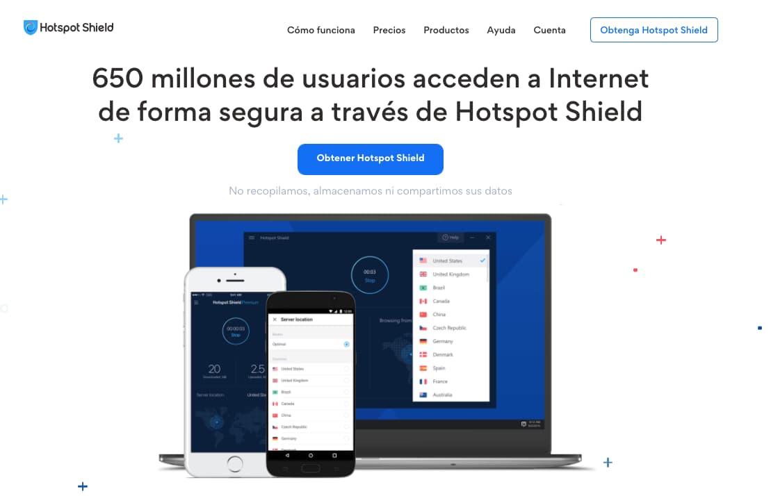 Mejores VPN: Hotspot Shield