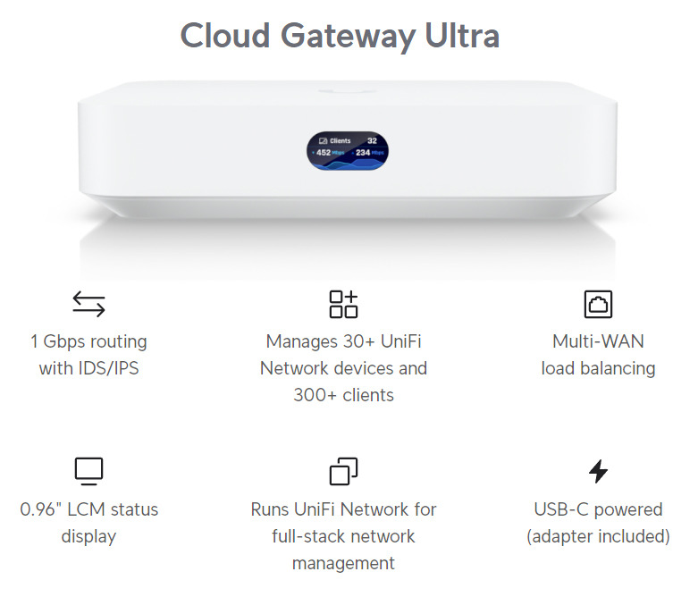 UniFi Cloud Gateway Ultra