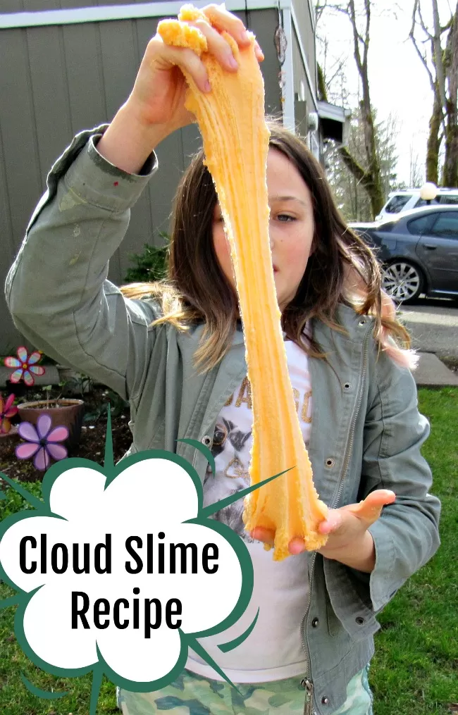 Cloud Slime Recipe (Made with Instant Snow)