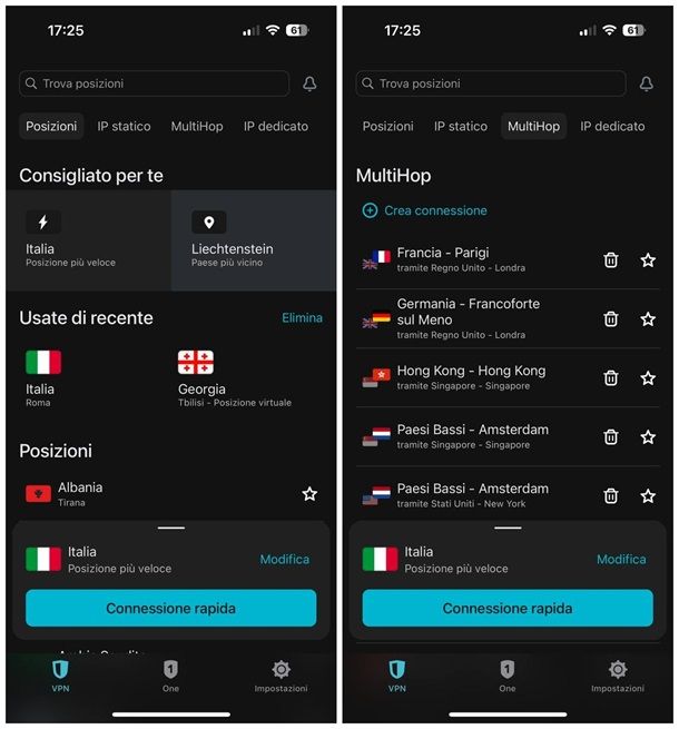 App per attivare VPN su iPhone